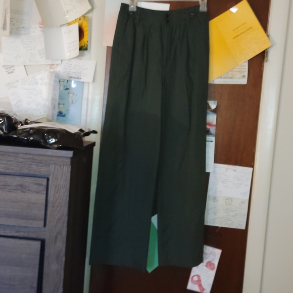 MADEWELL Drapey Pleated Wide Leg Pants XS - Picture 5 of 13